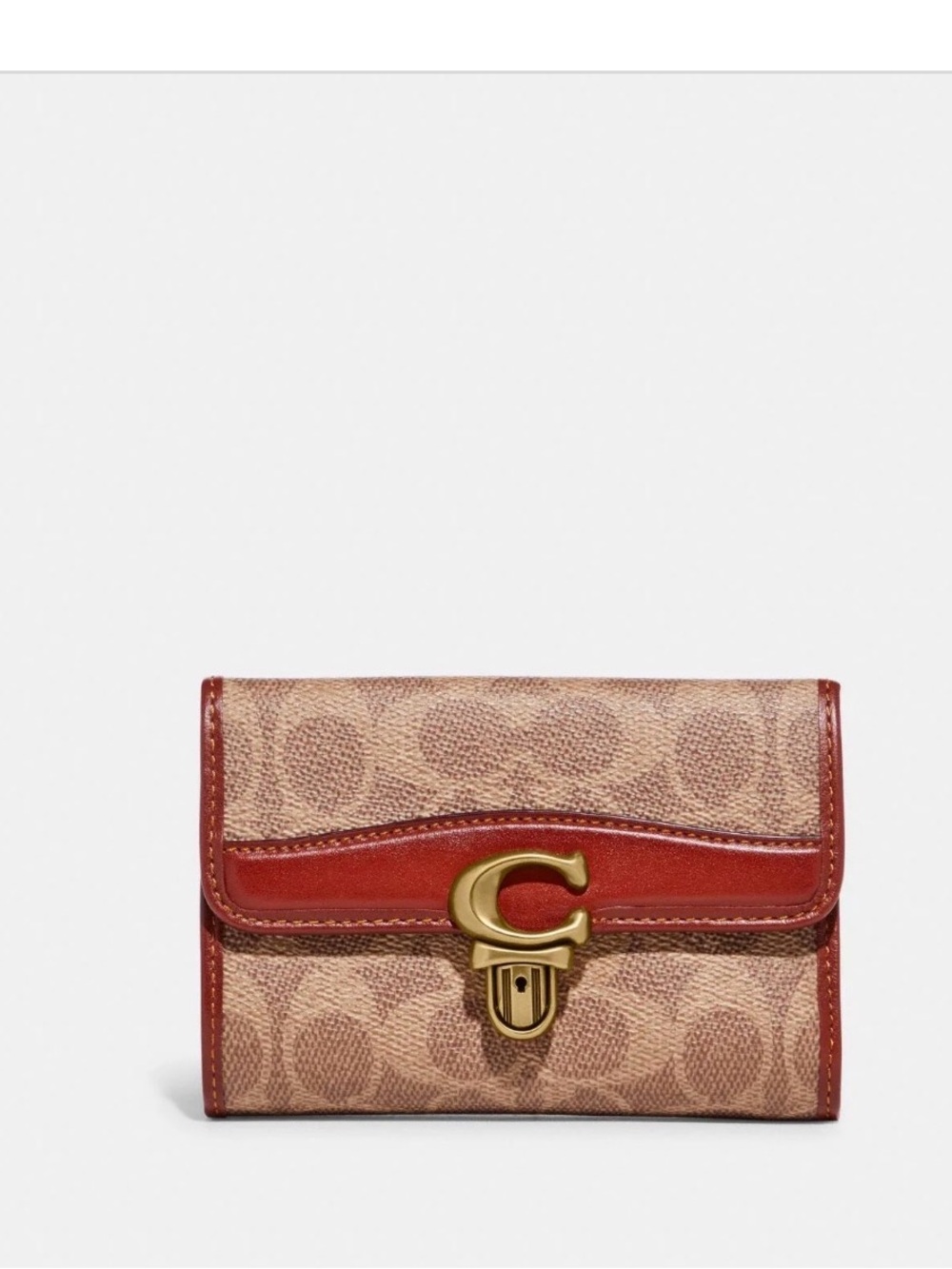 Coach Studio Medium Wallet In Signature Canvas